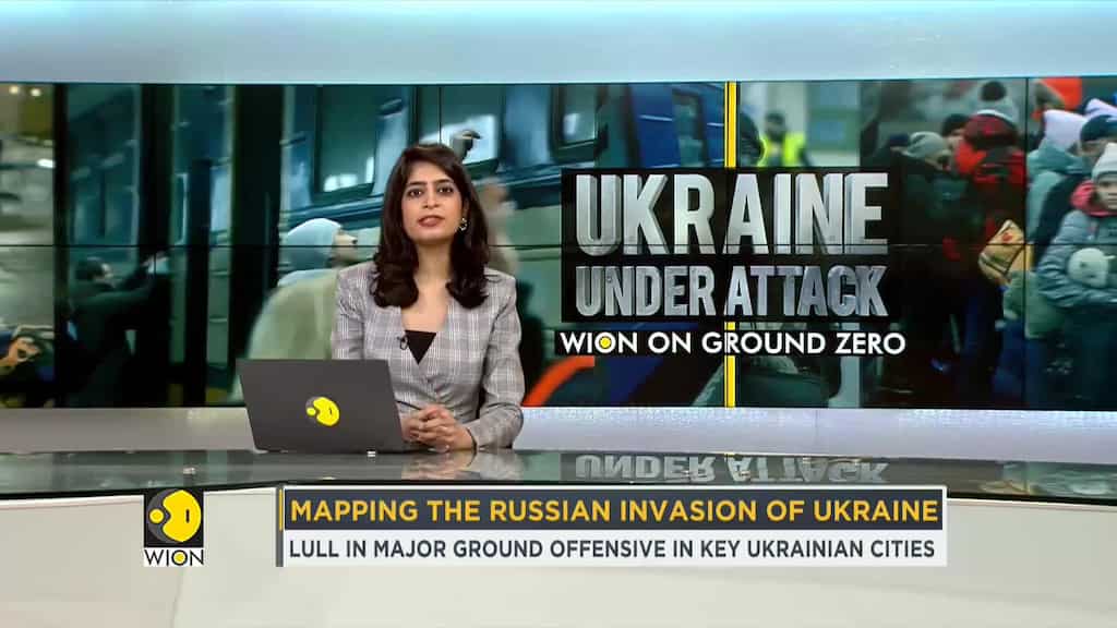 Mapping the Russian invasion of Ukraine; towns of Irpin and Chernihiv bombarded