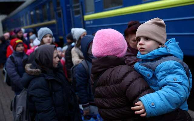 Orphanage residents forced to flee as Russian invasion of Ukraine continues