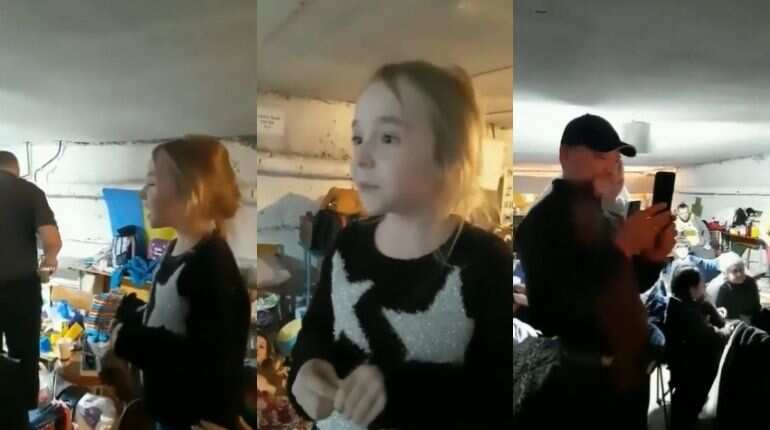 Watch: Ukrainian girl sings 'Let It Go', moves hearts from Kyiv’s bomb shelter