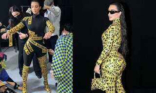 Yay or nay? Kim Kardashian wraps herself with a Balenciaga packing tape