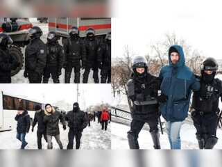 More than 4,000 people detained at anti-war protests in Russia