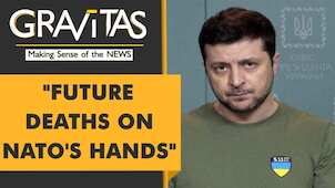 Gravitas: Zelensky lashes out at NATO over no-fly zone