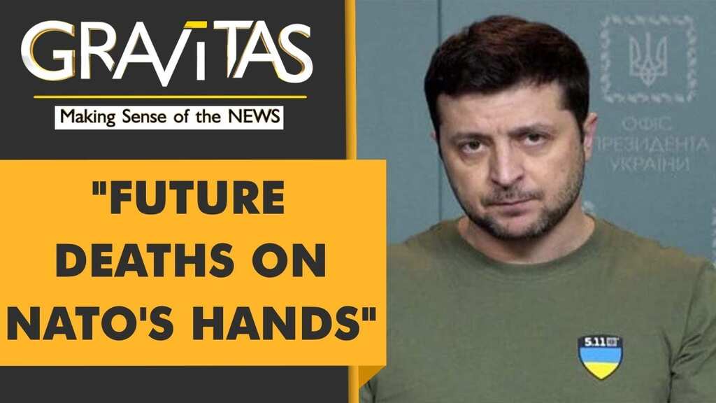 Gravitas: Zelensky lashes out at NATO over no-fly zone
