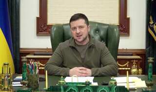 Ukrainian President Zelensky slams Russia's 'cynicism and propaganda', posts video from his office - Watch