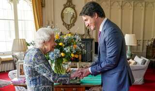 UK's Queen meets Canada's PM in first in-person meeting since catching Covid; pays tribute to Ukraine