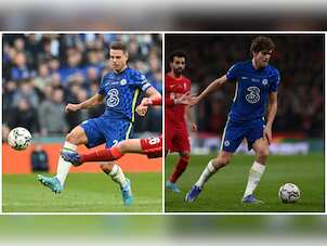 Chelsea's Spanish defenders Cesar Azpilicueta, Marcos Alonso resume training after injury, illness