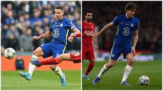 Chelsea's Spanish defenders Cesar Azpilicueta, Marcos Alonso resume training after injury, illness