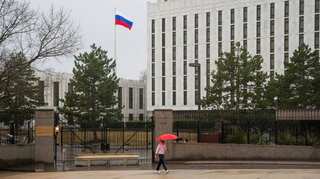 Street in front of Russian Embassy in US unofficially renamed as 'President Zelensky Way'