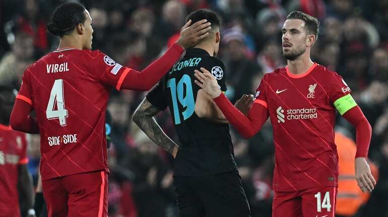 Champions League: Liverpool enter quarter-finals despite 1-0 loss to depleted Inter Milan