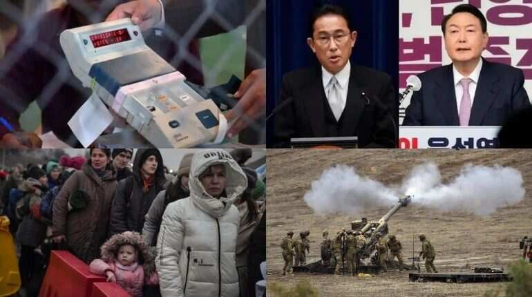 Morning brief: 35,000 people flee from Ukraine, Japan PM congratulates S.Korea's President-elect, and more