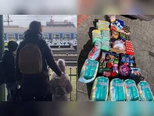 In a heart-warming gesture, Polish citizens leave essentials at border for Ukrainian refugees