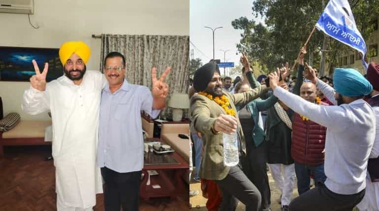 Punjab Election Results 2022: Even before ECI formal announcement, AAP celebrates a 'revolutionary' win Punjab Election Results 2022: Even before ECI formal announcement, AAP celebrates a 'revolutionary' win