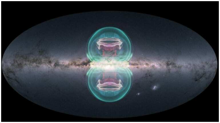 Powerful jets from black hole have formed bubbles at centre of Milky Way Galaxy Powerful jets from black hole have formed bubbles at centre of Milky Way Galaxy