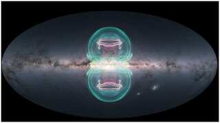 Powerful jets from black hole have formed bubbles at centre of Milky Way Galaxy