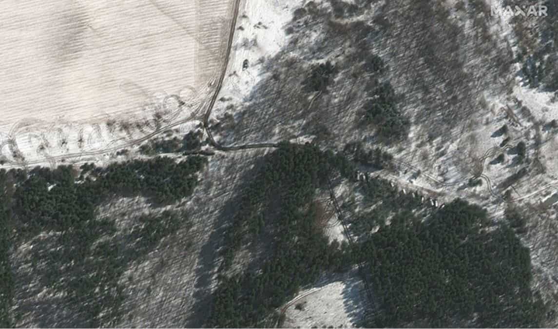 Ukraine crisis: Satellite images show Russian military convoy northwest of Kyiv has 'dispersed, redeployed' Ukraine crisis: Satellite images show Russian military convoy northwest of Kyiv has 'dispersed, redeployed'
