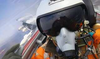 Is that 'Ghost of Kyiv'? Ukraine shares image of pilot who is 'flying for soul' of Russian 'villain'