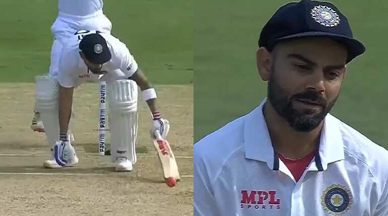 WATCH: Virat Kohli in disbelief as Dhananjaya de Silva stuns Indian star with unplayable delivery in 2nd Test WATCH: Virat Kohli in disbelief as Dhananjaya de Silva stuns Indian star with unplayable delivery in 2nd Test