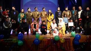 To help the local talent, Jammu and Kashmir police organises musical competition