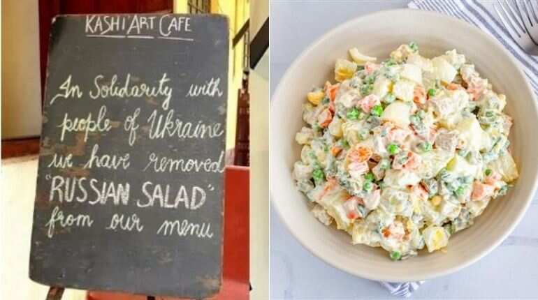 This cafe in India takes 'Russian Salad' off its menu to condemn Ukraine invasion This cafe in India takes 'Russian Salad' off its menu to condemn Ukraine invasion