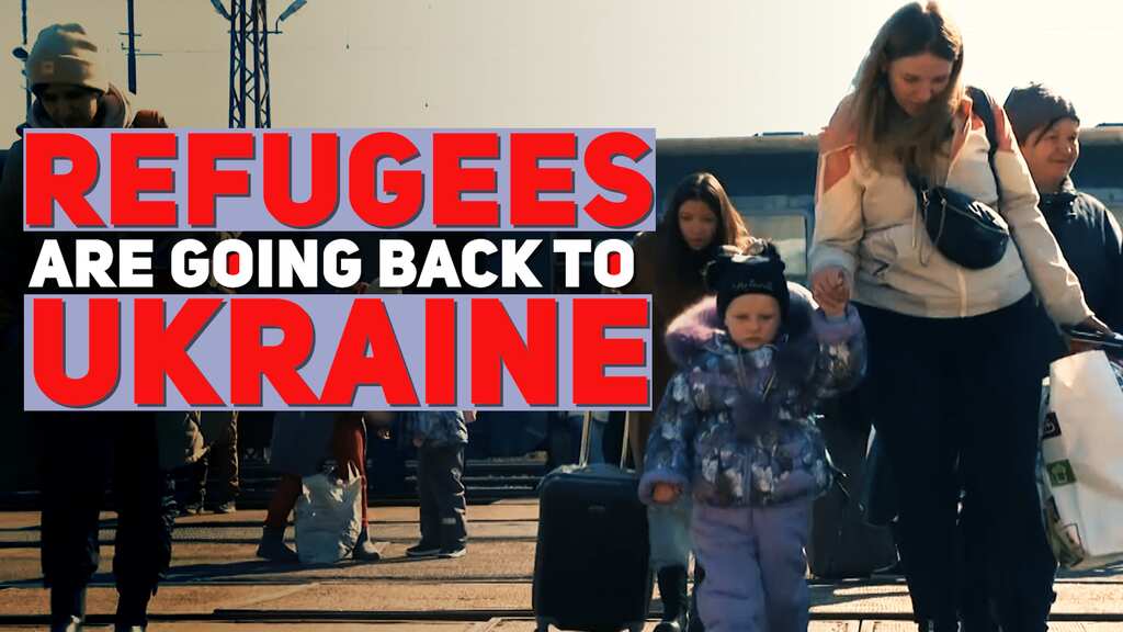 Why are the refugees going back to Ukraine?