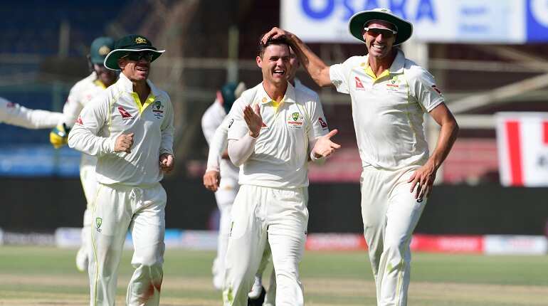 Pakistan in trouble as Australia stretch lead to 489 on Day 3 of 2nd Test in Karachi Pakistan in trouble as Australia stretch lead to 489 on Day 3 of 2nd Test in Karachi