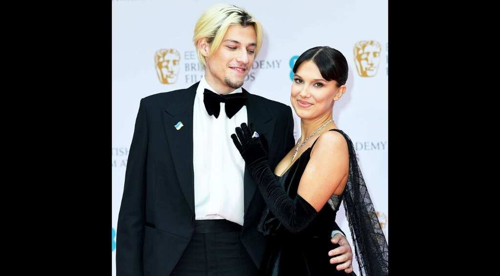 Millie Bobby Brown makes it BAFTA red carpet official with beau Jake Bongiovi