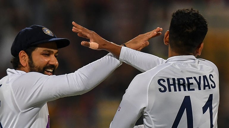 Shreyas Iyer knew he was stepping into big shoes of Rahane and Pujara, says skipper Rohit Sharma Shreyas Iyer knew he was stepping into big shoes of Rahane and Pujara, says skipper Rohit Sharma