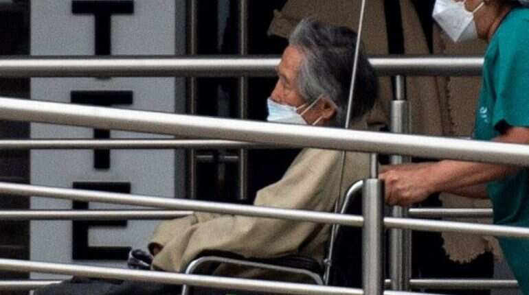 Peru's former president Fujimori is back in prison following a hospital stay Peru's former president Fujimori is back in prison following a hospital stay