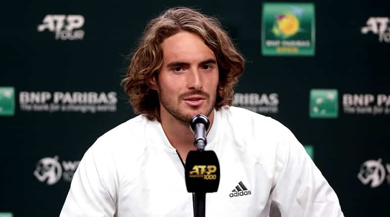 Stefanos Tsitsipas 'not very frustrated' from early Indian Wells exit Stefanos Tsitsipas 'not very frustrated' from early Indian Wells exit