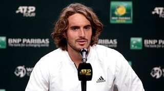 Stefanos Tsitsipas 'not very frustrated' from early Indian Wells exit