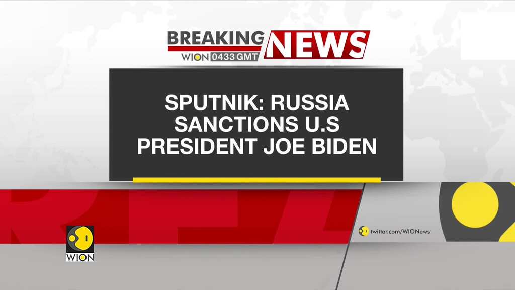 Russia sanctions US president Joe Biden