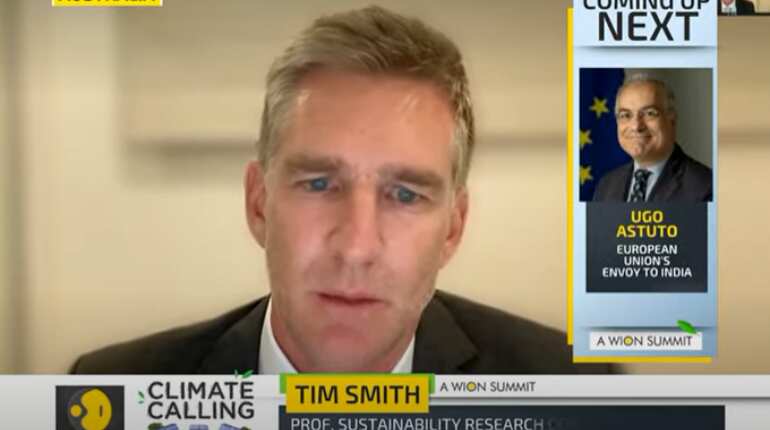 WION Climate Summit | Climate change impacts are getting more severe, says professor Tim Smith WION Climate Summit | Climate change impacts are getting more severe, says professor Tim Smith
