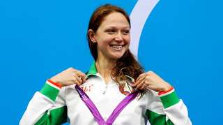 Olympic medallist Aliaksandra Herasimenia, who fled Belarus, forced into exile again as Ukraine attacked