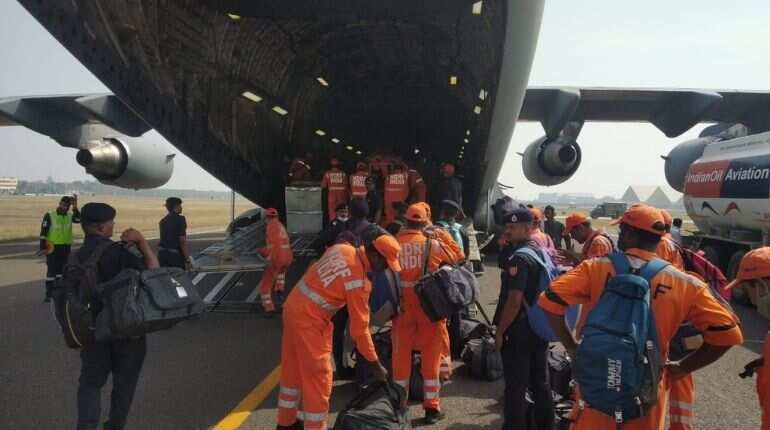 Cyclone Asani: Indian Air Force airlifts NDRF team to Andaman, Nicobar islands