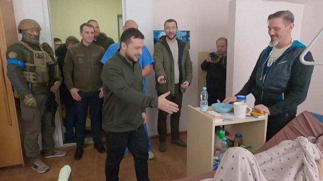 Russia-Ukraine Conflict: Zelensky visits victims of Russian attacks in Kyiv
