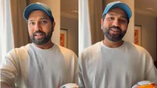 'After 53261 takes': Mumbai Indians share hilarious Holi wish from skipper Rohit Sharma - WATCH