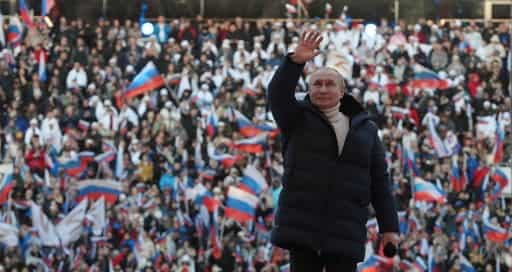 Putin's speech hailing Ukraine war cut off mid-way by Russian state broadcaster Putin's speech hailing Ukraine war cut off mid-way by Russian state broadcaster