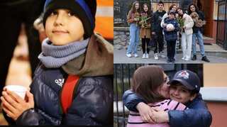 11-year-old boy who fled Ukraine with only a phone number gets reunited with family in Slovakia
