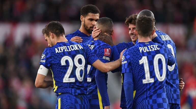 FA Cup: Chelsea continue to ignore off-field turmoil with 2-0 win over Middlesbrough to enter semi-finals FA Cup: Chelsea continue to ignore off-field turmoil with 2-0 win over Middlesbrough to enter semi-finals