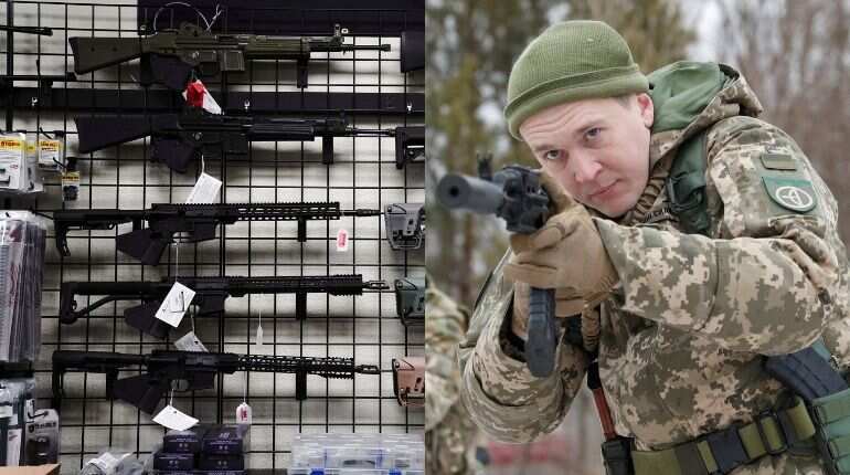 US gunmaker donates abandoned rifles worth $200,000 to Ukrainian forces US gunmaker donates abandoned rifles worth $200,000 to Ukrainian forces