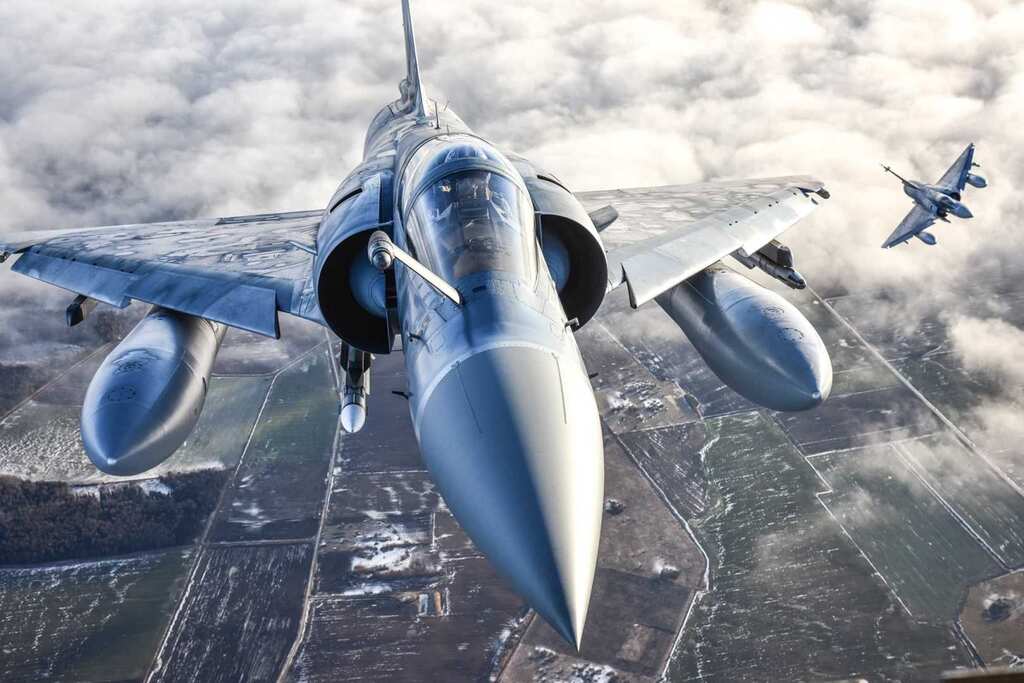 French fighter jets and troops bolster NATO air policing in Estonia