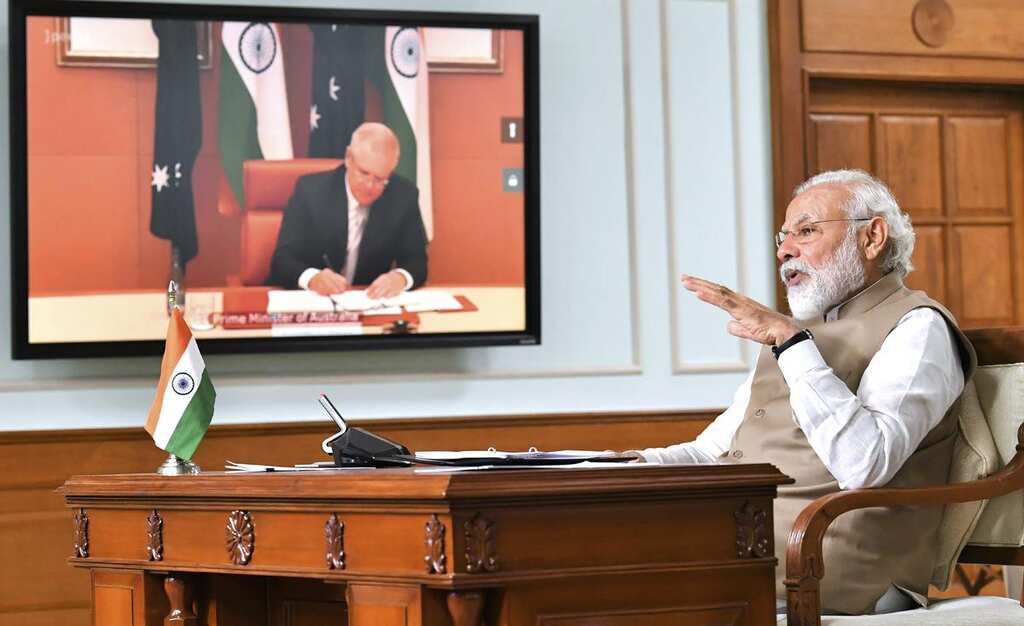 Indian PM Narendra Modi to hold virtual talks with Australian PM Scott Morrison