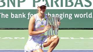 Indian Wells: Iga Swiatek beats Maria Sakkari to claim WTA 1000 title, becomes world no. 2