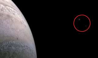 NASA's Juno spacecraft snaps stunning images of Jupiter's moons Io and Europa