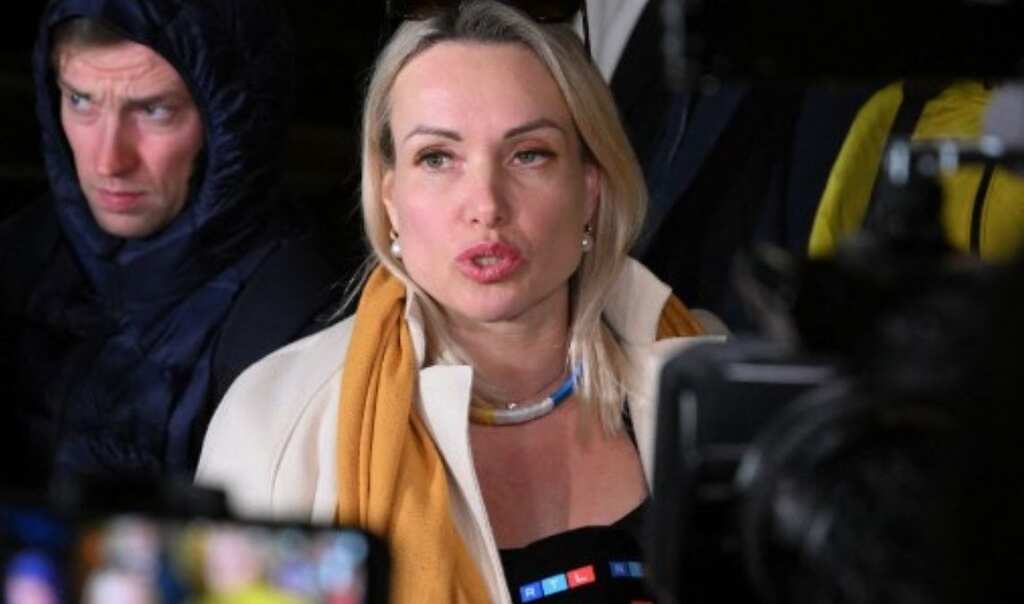 Marina Ovsyannikova: Russian TV protester accused of being a British spy