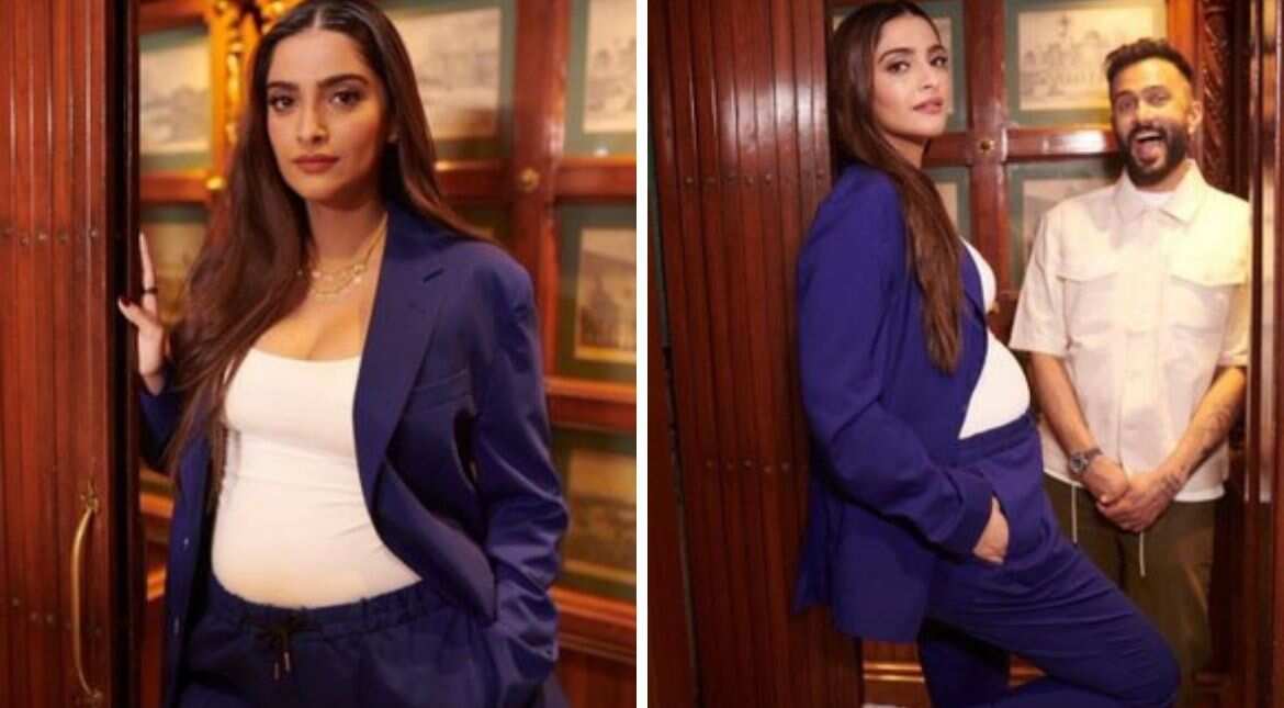 Sonam Kapoor, Anand Ahuja make first public appearance after pregnancy announcement Sonam Kapoor, Anand Ahuja make first public appearance after pregnancy announcement