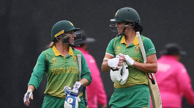 Women's World Cup: South Africa book semi-final berth after washout against West Indies Women's World Cup: South Africa book semi-final berth after washout against West Indies