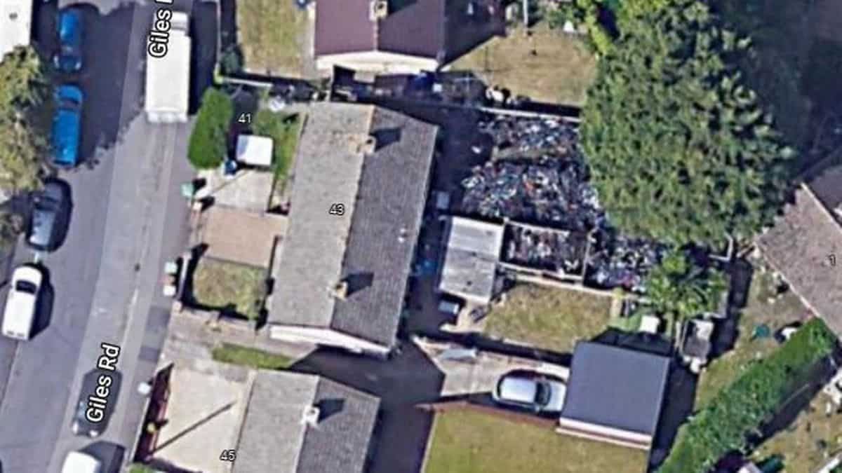 UK police find ‘mountain of stolen bikes’ in man's backyard that can be viewed via satellite UK police find ‘mountain of stolen bikes’ in man's backyard that can be viewed via satellite