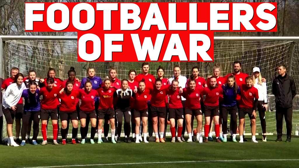 Ukrainian Female Footballers have found a new training ground