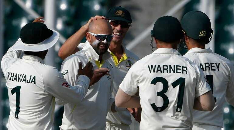 Nathan Lyon spins Australia to historic Test series win over Pakistan in Lahore Nathan Lyon spins Australia to historic Test series win over Pakistan in Lahore